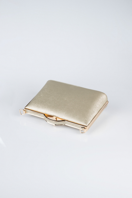 Sac de Soirée Luxe Cuir dentelé Or KC126
