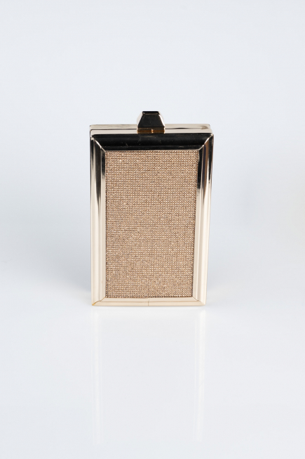 Sac de Soirée Luxe Plâtre Or KC820