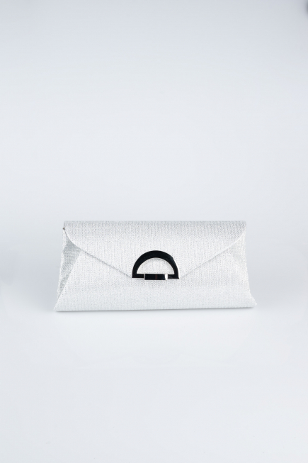 Sac de Soirée Luxe Argenté Argent SH845