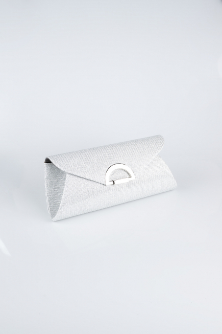 Sac de Soirée Luxe Argenté Argent SH845