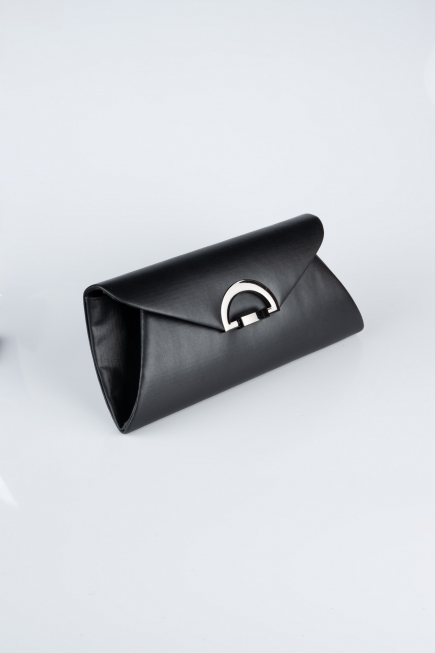 Sac de Soirée Luxe Cuir Noir SH845