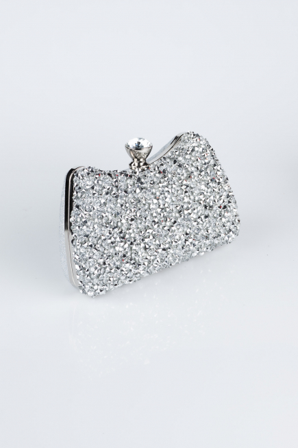 Sac de Soirée Luxe Argent SH828