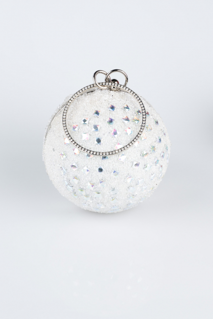 Sac de Soirée Squameuse Blanc SH803
