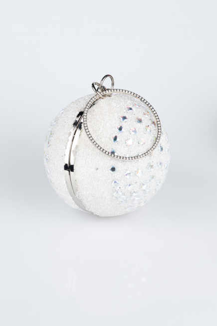 Sac de Soirée Squameuse Blanc SH803