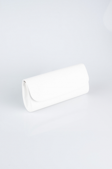 Sac de Soirée Luxe Cuir Blanc KC202
