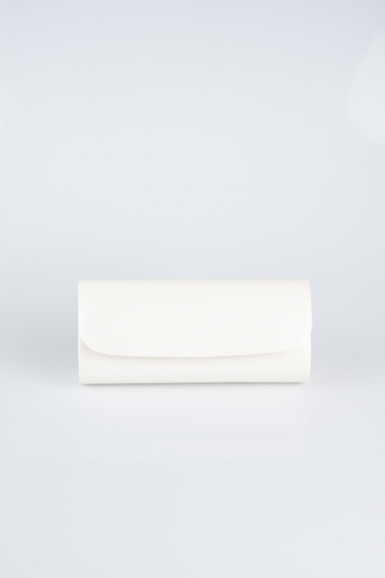 Sac de Soirée Luxe Cuir Blanc KC202