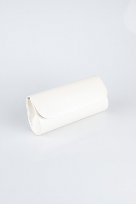 Sac de Soirée Luxe Cuir Blanc KC202