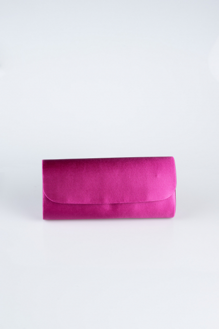 Sac de Soirée Luxe Satin Fushia KC202