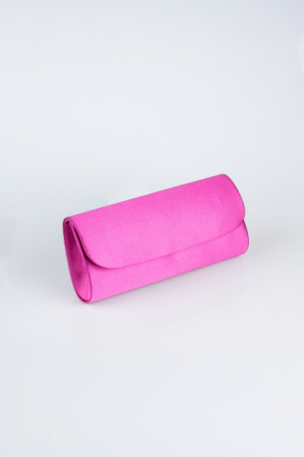 Sac de Soirée Luxe Satin Fushia KC202