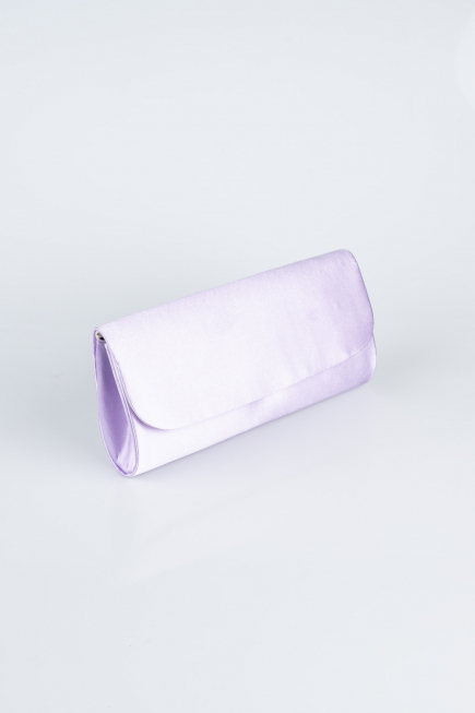 Sac de Soirée Luxe Satin Lilas KC202