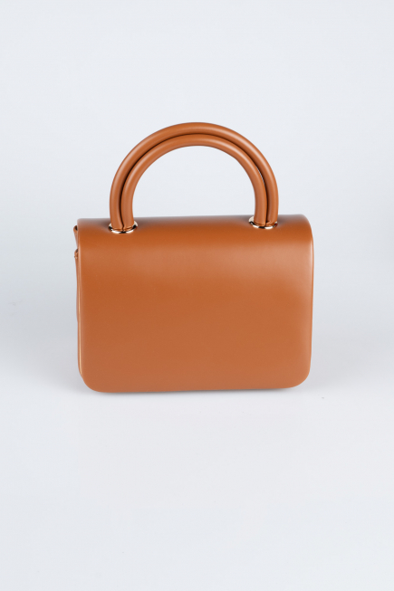 Sac de Soirée Luxe Cuir Tabac KC264