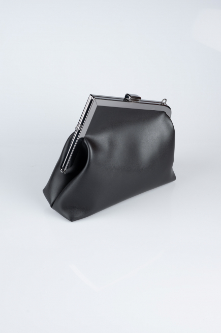 Sac de Soirée Cuir Noir KC475