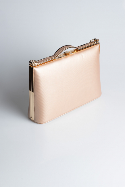 Sac de Soirée Luxe Cuir Bronze KC126
