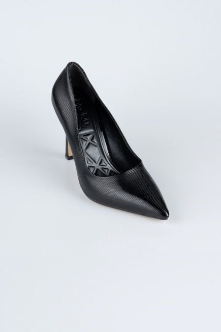 Stiletto Cuir Verni Noir AB1133