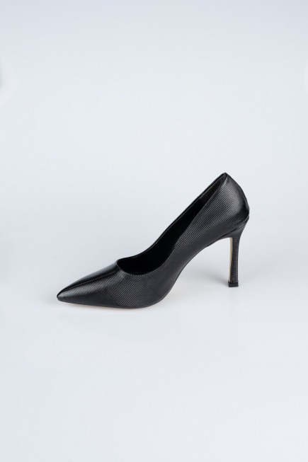Stiletto Cuir Verni Noir AB1133