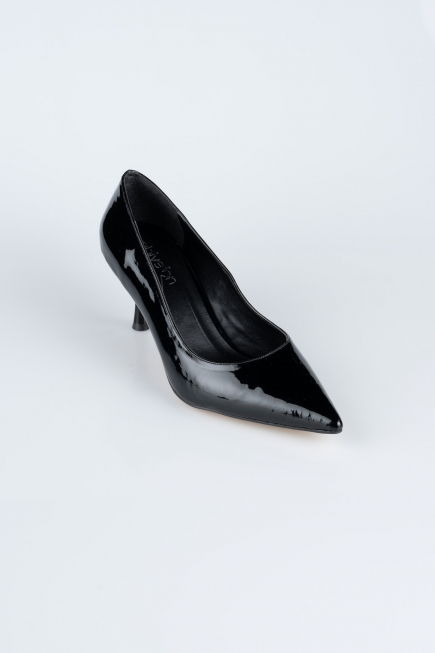 Stiletto Cuir Verni Noir AB1135