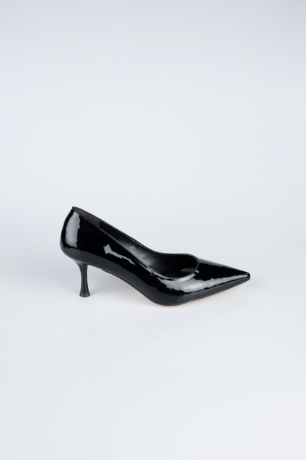Stiletto Cuir Verni Noir AB1135
