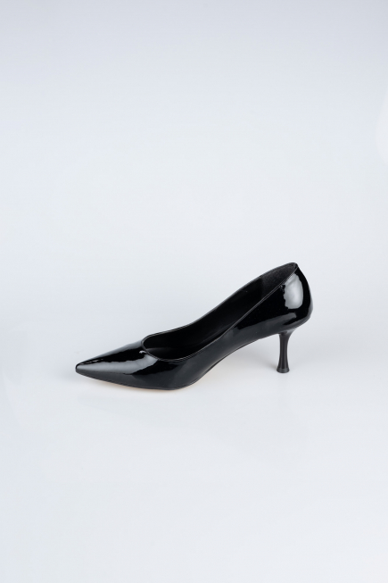 Stiletto Cuir Verni Noir AB1135