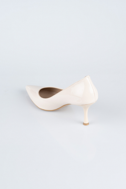 Stiletto Cuir Verni Vison AB1135