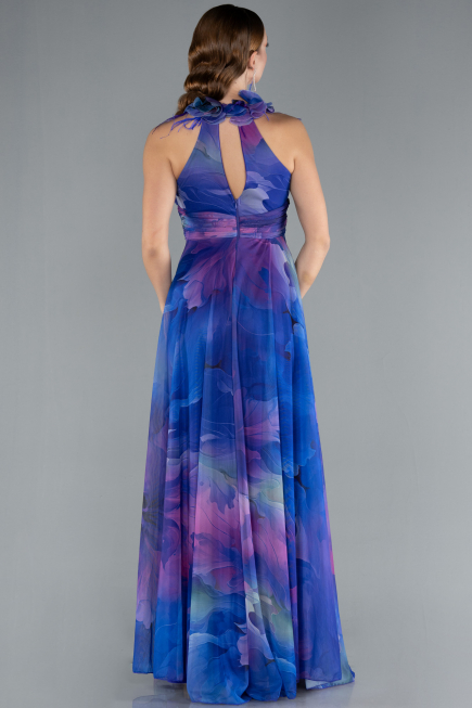 Robe de Soirée Longue Violet ABU4901