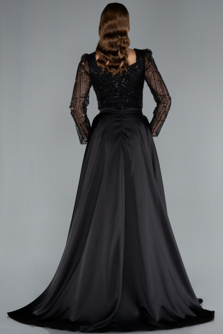 Robe de Soirée Longue Noir ABU4603