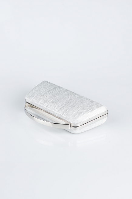 Sac de Soirée Luxe Coupe Au Laser Argent V349