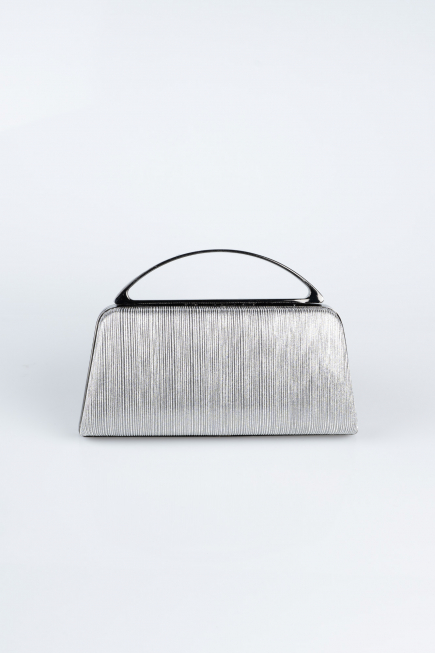 Sac de Soirée Luxe Coupe Au Laser Platine V349