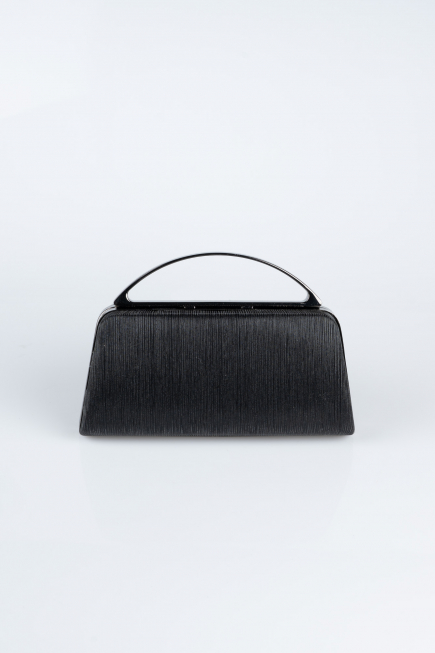 Sac de Soirée Luxe Coupe Au Laser Noir V349