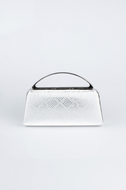 Sac de Soirée Luxe A motifs Argent V349
