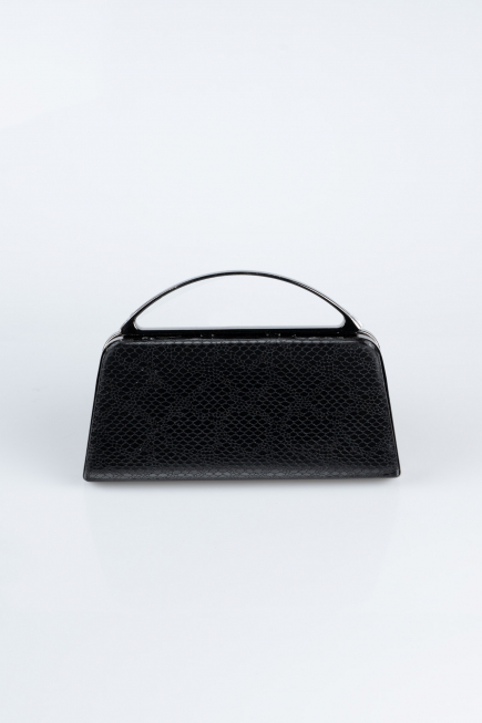 Sac de Soirée Luxe A motifs Noir V349