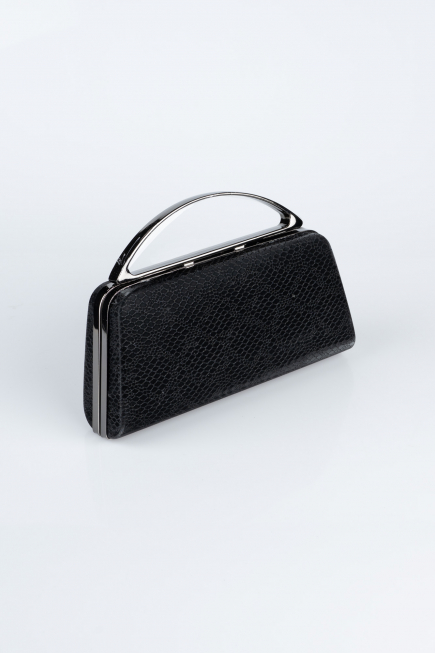 Sac de Soirée Luxe A motifs Noir V349