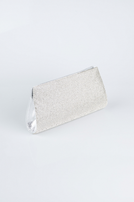Sac de Soirée Luxe Plâtre Argent V451