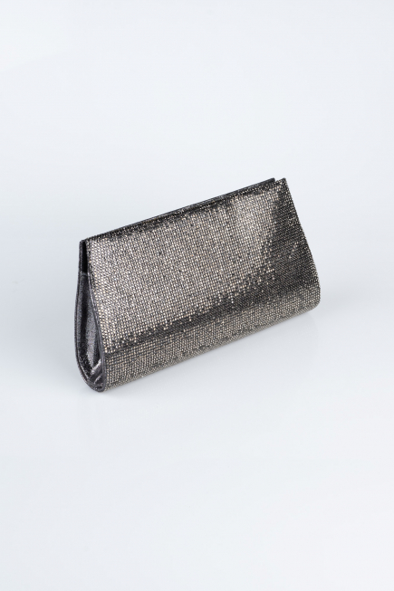 Sac de Soirée Luxe Plâtre Platine V451