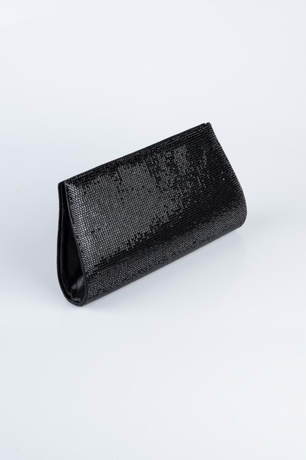 Sac de Soirée Luxe Plâtre Noir V451