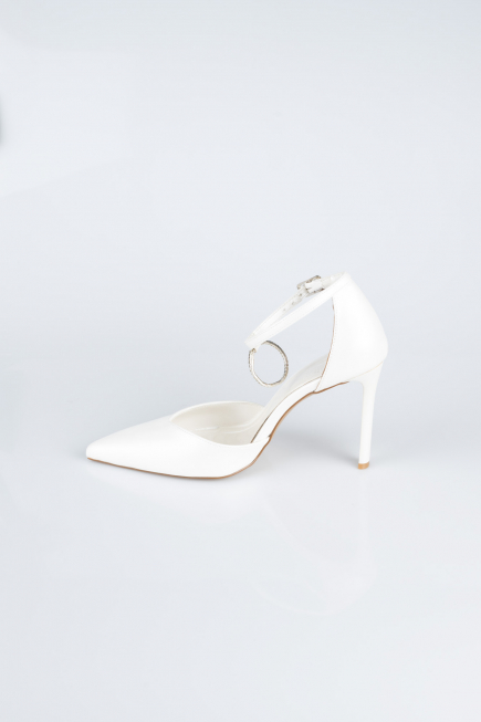Stiletto Peau Blanc AB1139
