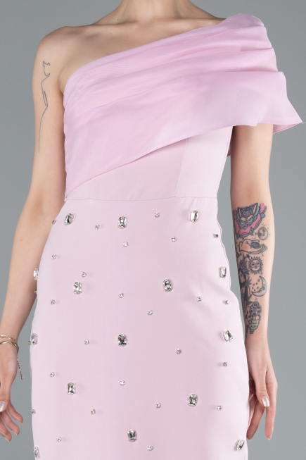 Robe de Cérémonie Midi Poudre ABK2337
