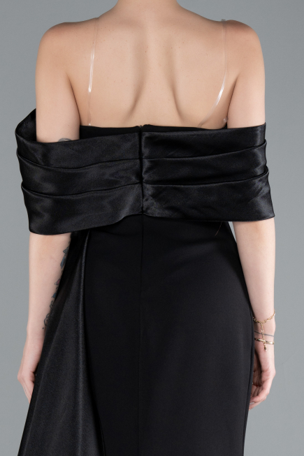 Robe Queue de Poisson Longue Noir ABU4920