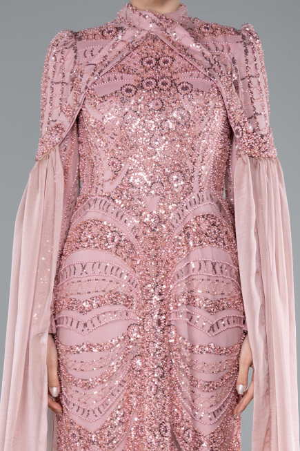 Robe Grande Taille Longue Poudre ABU4935