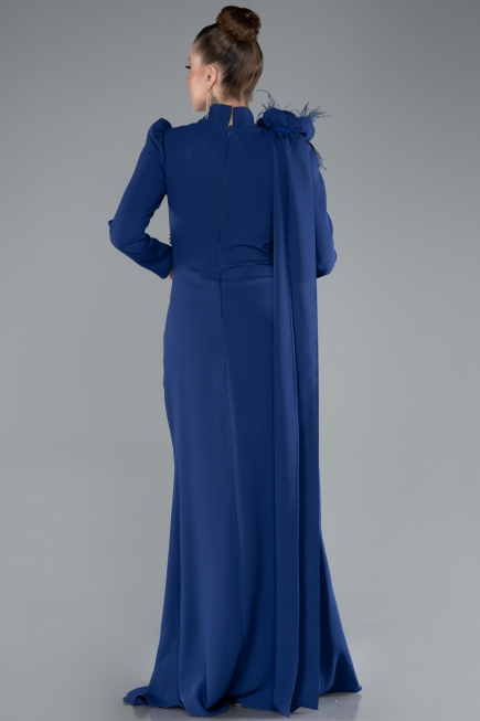 Tenue de Soirée Voilée Longue Parlement ABU4934