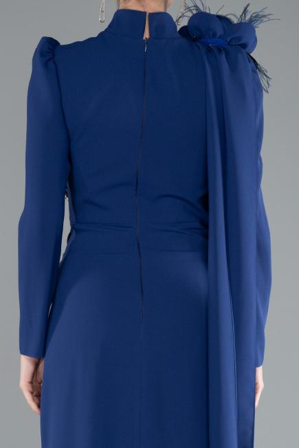 Tenue de Soirée Voilée Longue Parlement ABU4934