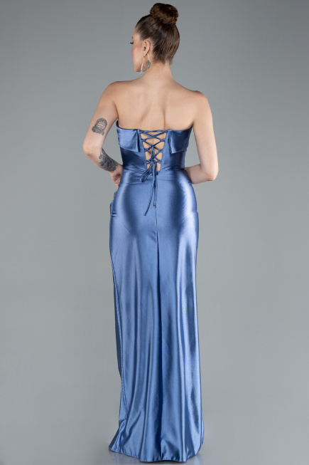 Robe de Soirée Longue Indigo ABU4944