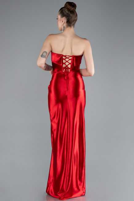 Robe de Soirée Longue Rouge ABU4944