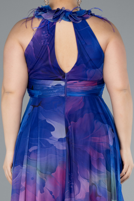 Robe De Soirée Grande Taille Longue Violet ABU4902