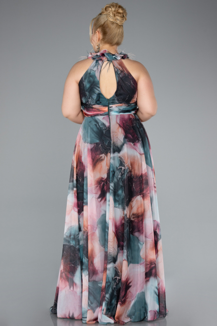 Robe De Soirée Grande Taille Longue Pelure D'oignon ABU4902