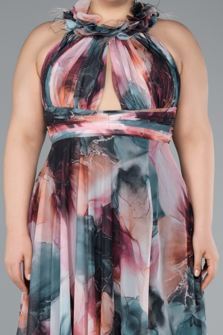 Robe De Soirée Grande Taille Longue Pelure D'oignon ABU4902