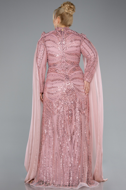 Robe Grande Taille Longue Poudre ABU4935