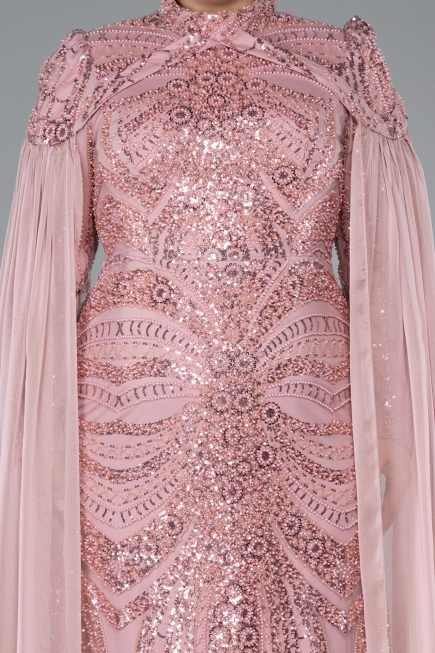 Robe Grande Taille Longue Poudre ABU4935