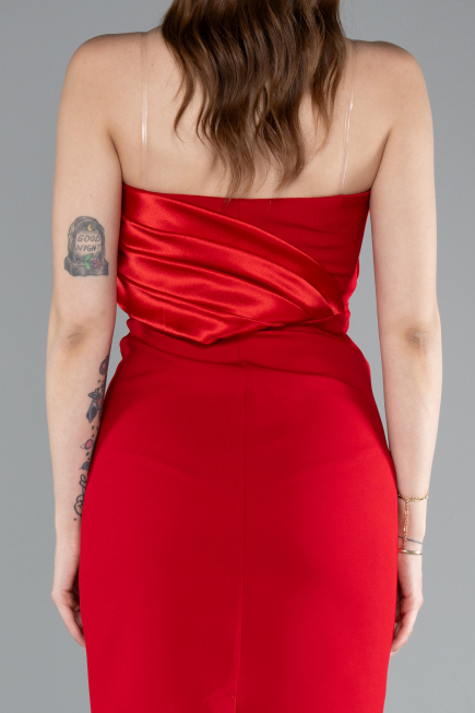 Tenue de Soirée Courte Rouge ABK2306