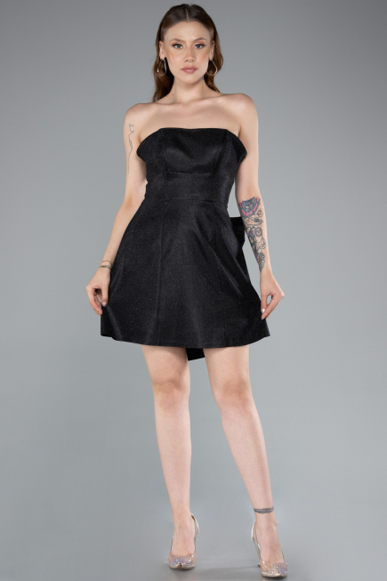 Robe de Cérémonie Mini Noir ABK2354
