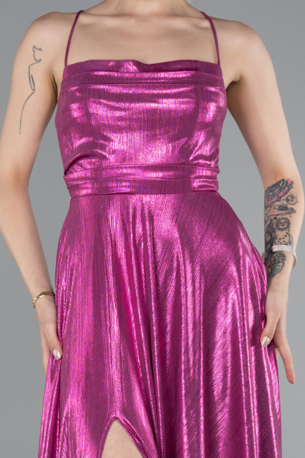 Robe de Soirée Longue Fushia ABU4996